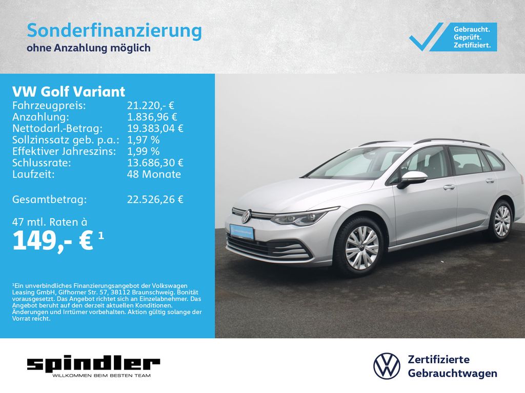 Golf Variant Life 1.5 eTSI DSG / CarPlay, LED+