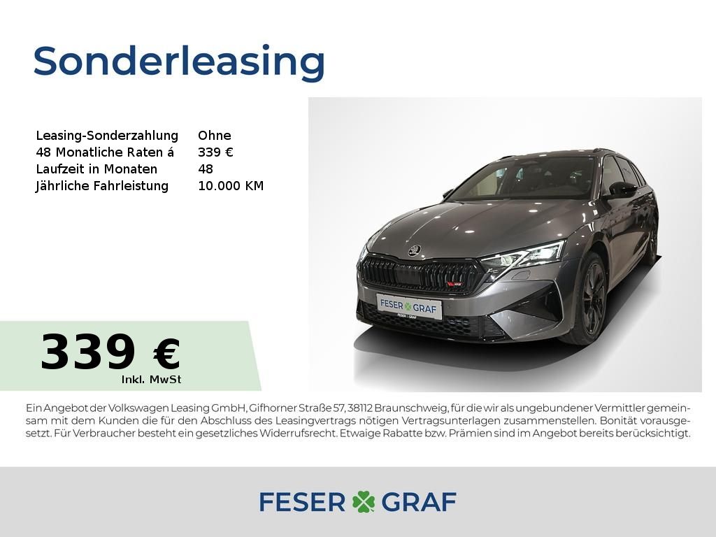 Skoda Octavia Combi RS 2,0 TSI DSG - AHK,NAVI,MATRIX