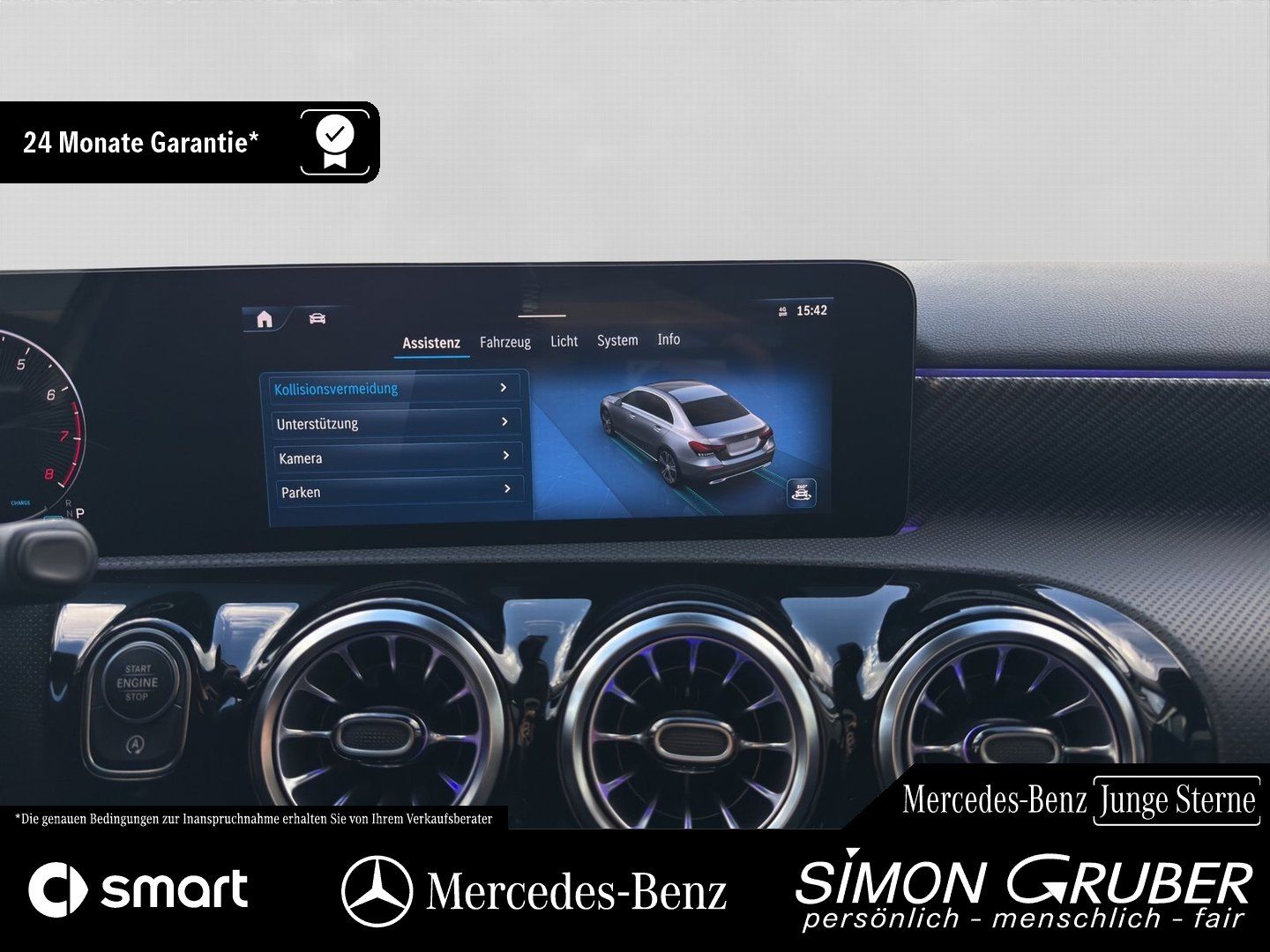 Fahrzeugabbildung Mercedes-Benz A 200 Limo Progressive Pano KeylessGo Kamera LED