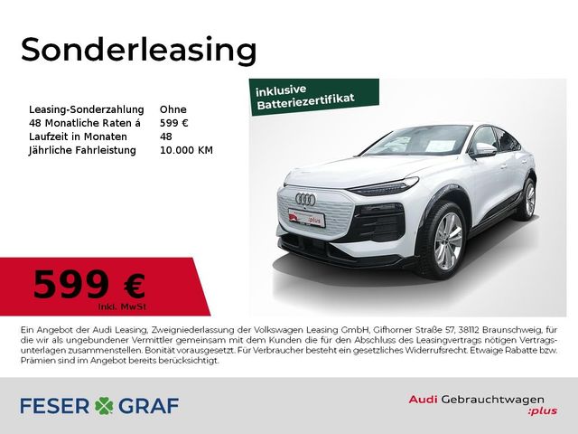 AUDI Q6 e-tron Sportback ACC Alu 20" LED+ Wärmep 360°