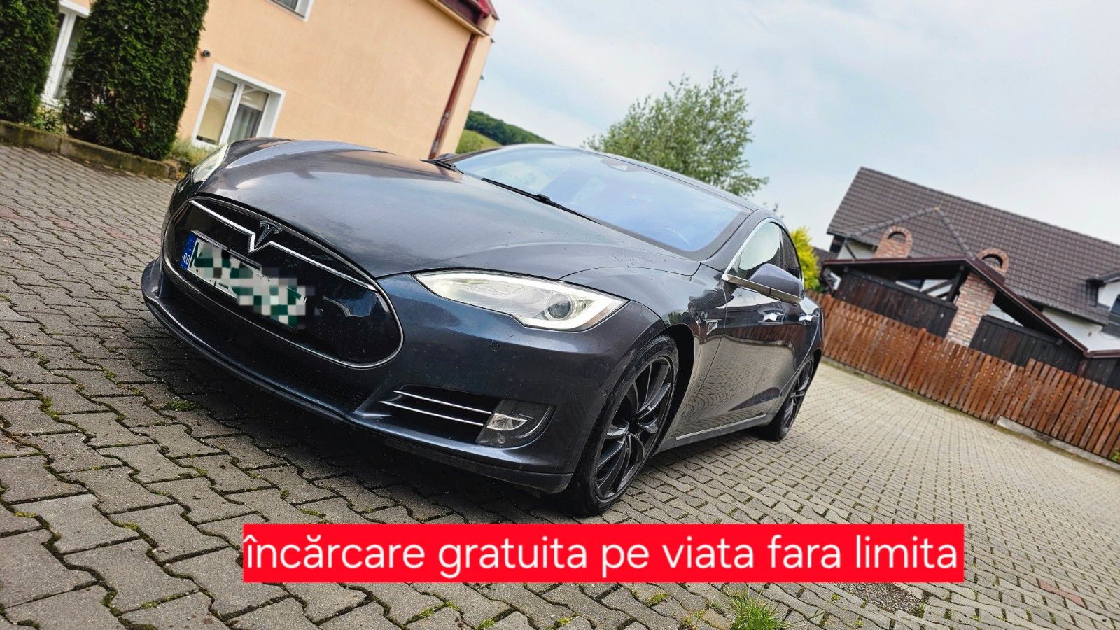 TESLA Model S85D 4x4 motor long R. soh 90% Freechargin