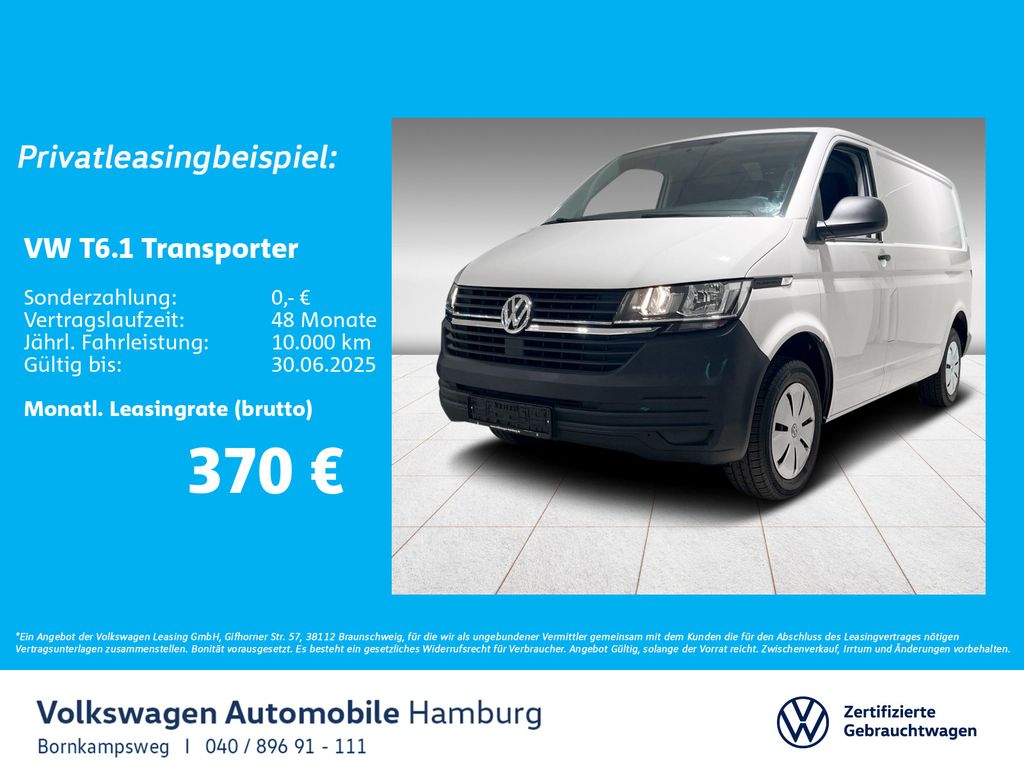 Volkswagen T6.1 Kasten 2.0 TDI ParkPilot Sitzheizung Klima