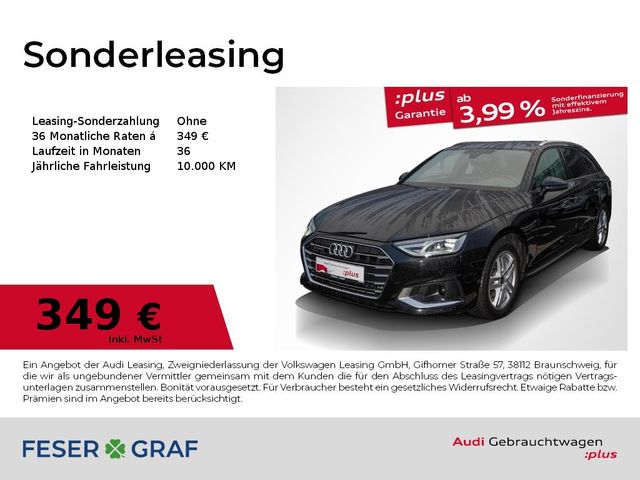 Audi A4 Av 40TFSI qu. S tronic /Leder/ACC/Navi+/Kamer