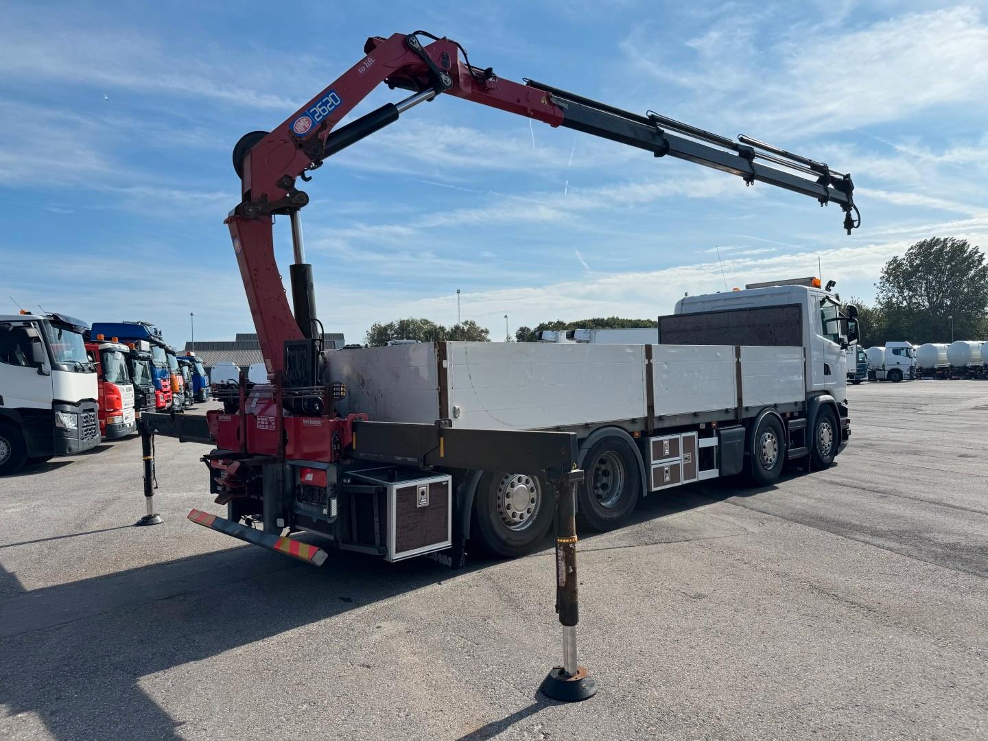 Scania G450 8x2*6 Euro 6 / Crane / Kran / HMF 2620 K5
