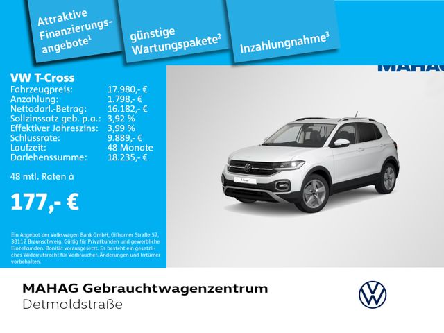 Volkswagen T-Cross 1.0 TSI STYLE Navi LED Kamera Alu17Chest