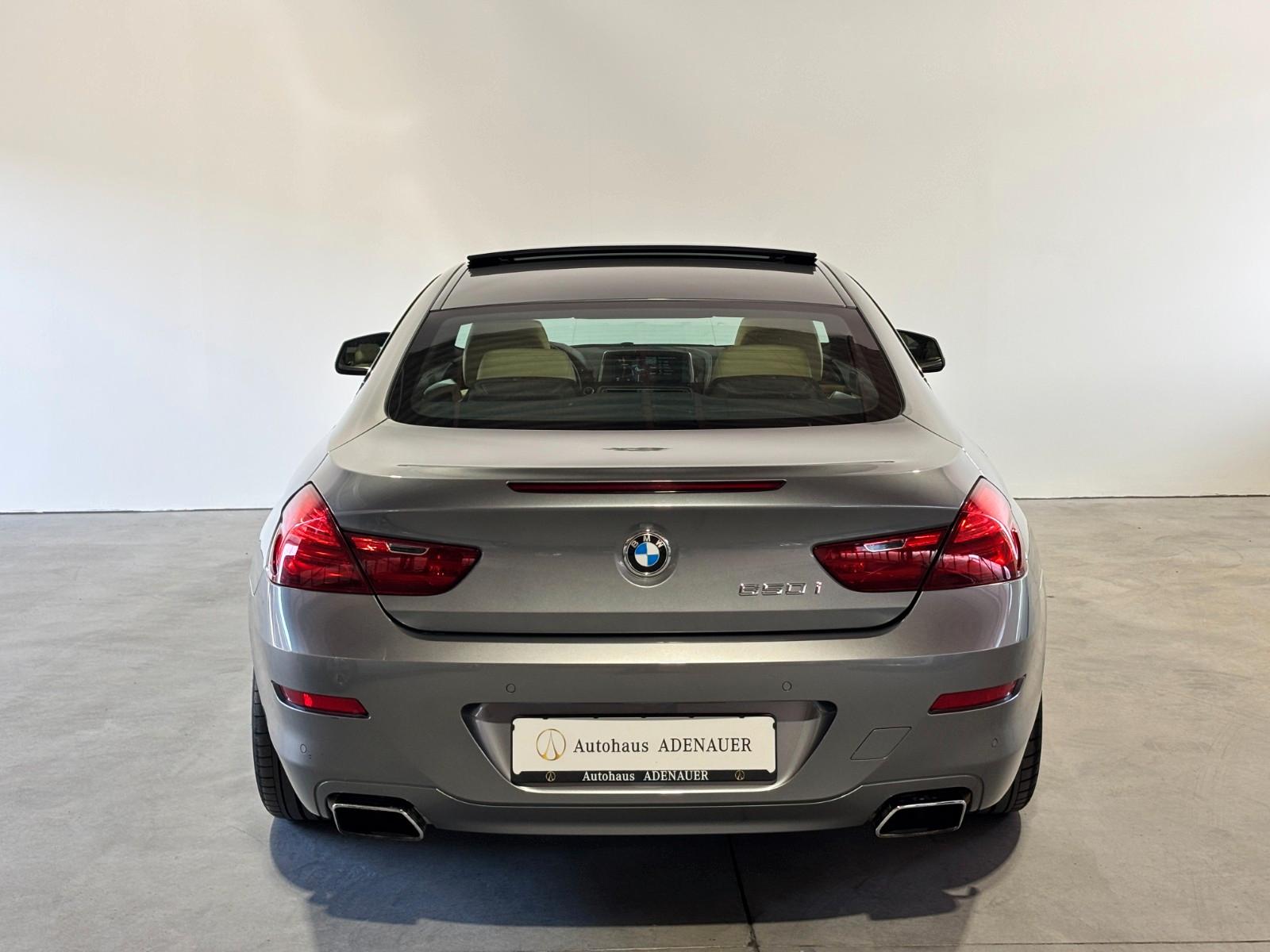 BMW 650i F13 xDrive Coupé V8 408 ch • BMW Individual • Cuir beige • Head-up • Toit pano • 19"