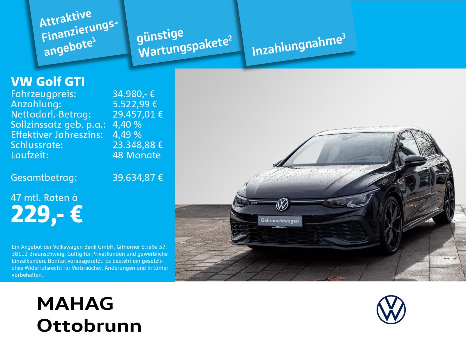 Volkswagen Golf VIII GTI Clubsport 2.0 TSI BlackStyle NaviP