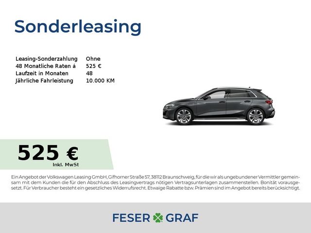 Audi A3 Sportback 40 TFSIe S line AKTION BIS 31.03