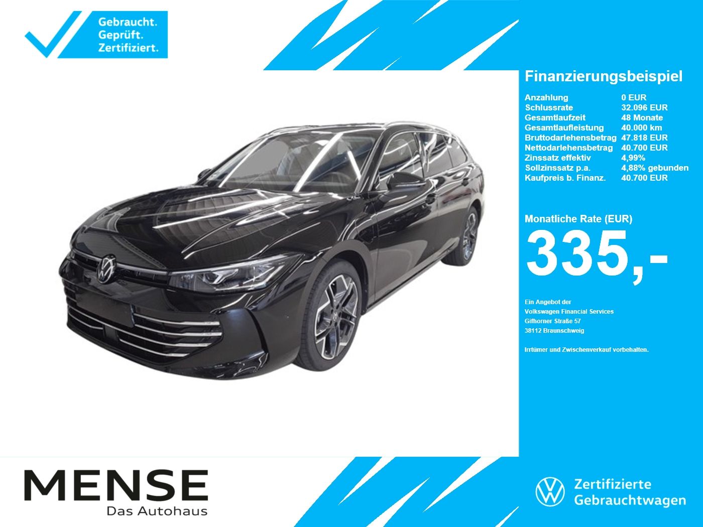 Volkswagen Passat Variant 1.5 eHybrid IQ.Light Matrix h k foto 1