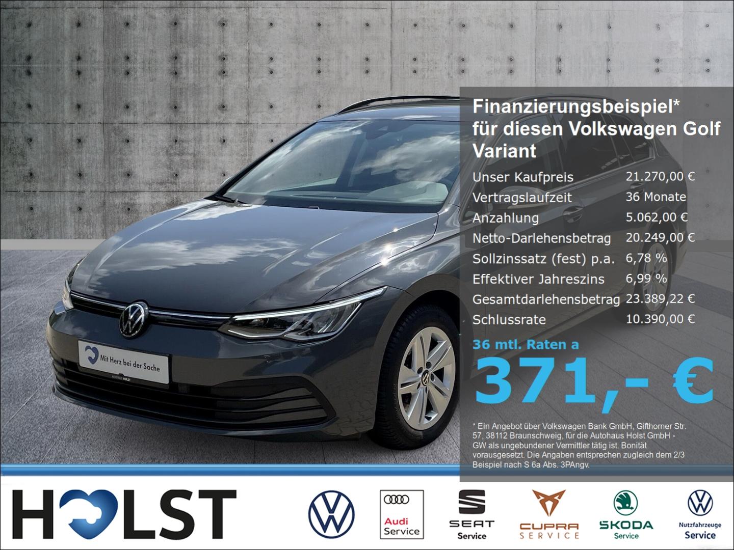 Volkswagen Golf Variant VIII 2.0TDI DSG Life AHK NAV BUSINE, миниатюра 16