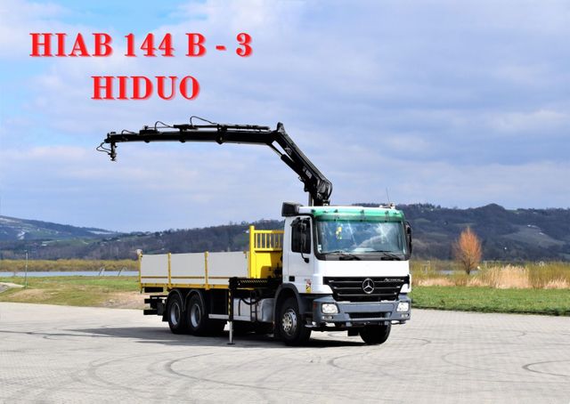 Mercedes-Benz ACTROS 2632 * HIAB 144B-3HIDUO+FUNK / 6x4