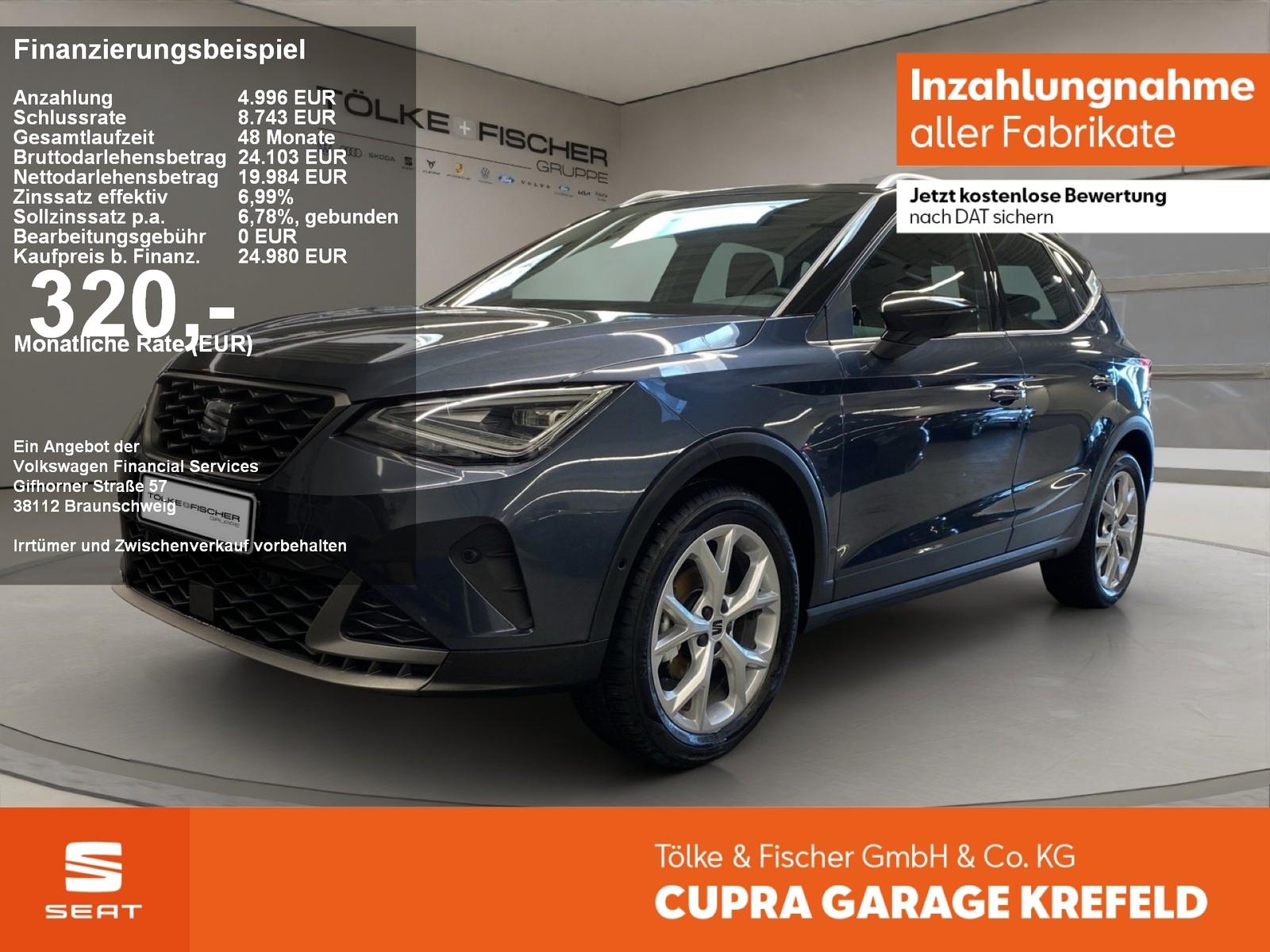 Seat Arona 1.0 TSI FR ACC AUT Kam. Navi Sportp. LED