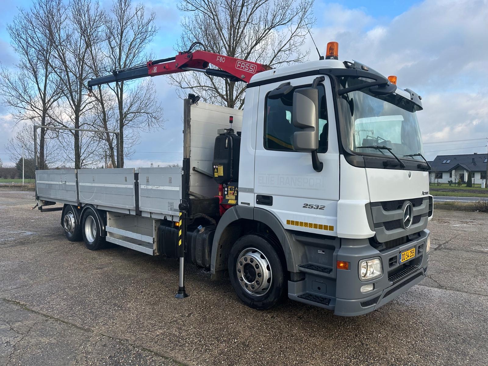 Mercedes-Benz ACTROS 2532.  Fassi F80