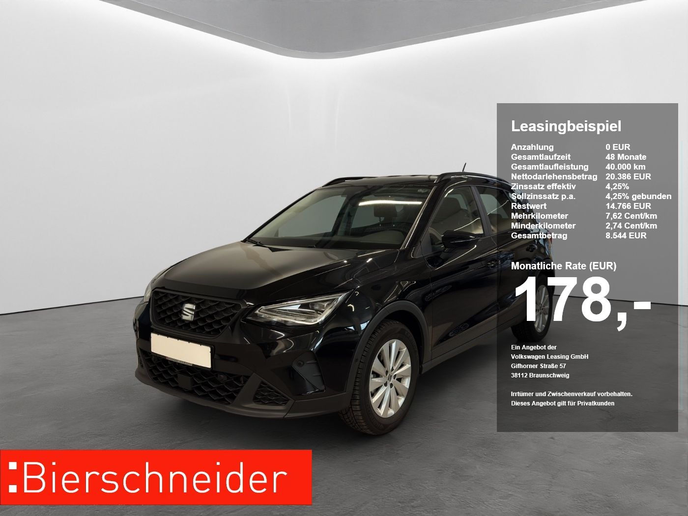 Seat Arona 1.0 TSI Style LED NAVI ACC PARKASS SHZ KEY