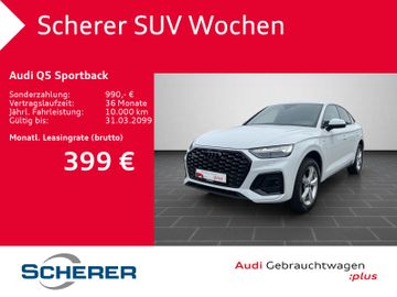 Audi Leasingangebot: Audi Q5 Sportback S line 50 TDI 360°KAMERA AHK OPTIK-