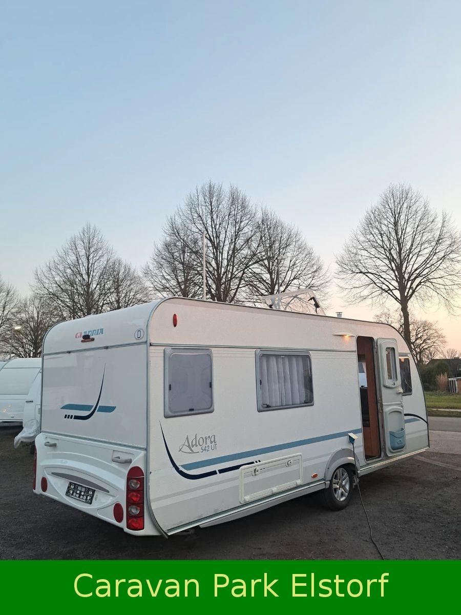 Adria 542 UT Adora 1 Hand, VA Mover, Vorzelt usw.