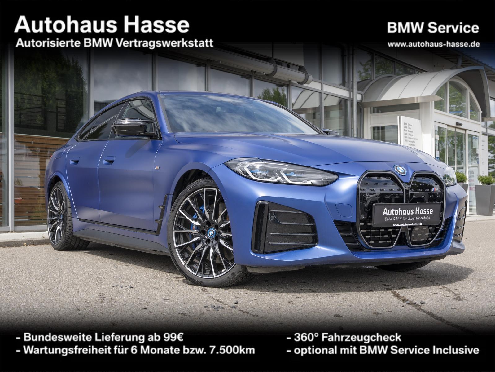 BMW i4 M50 LASER HUD DAPro GLASDACH H/K M-Sitze 360°