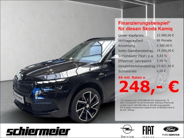 Skoda Kamiq 1.5 DSG Monte Carlo Kamera SHZ e-Heckklapp