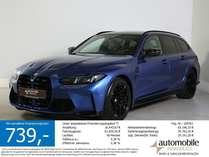 BMW M3 Competition M xDrive T. NP 111630.-€ HuD H&amp;K