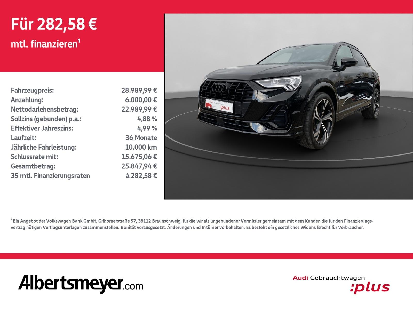 Audi Q3 1.5 TFSI S_LINE+LED+GRA+EINPARKHILFE