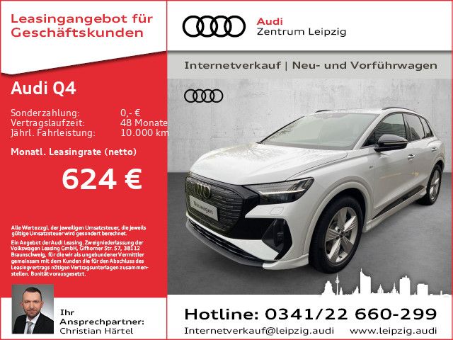 Audi Q4 45 e-tron S line*MATRIX*HuD*AHK*3Z-Klima*20**