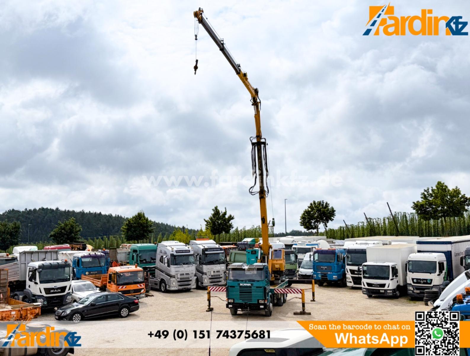 Scania 143H 400 * EFFER 32m Montagekran * FUNK *