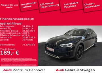 Audi Leasingangebot: Audi A4 allroad quattro 45 TFSI Pano B&O Kamera AHK