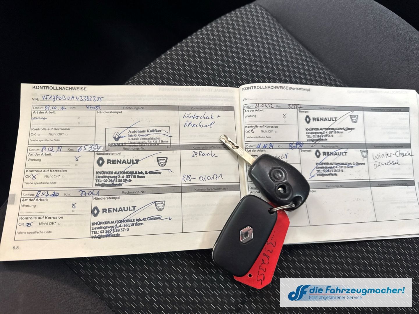 Fahrzeugabbildung Renault Modus Dynamique 1,6 Automatik Klima el.SP Spieg.