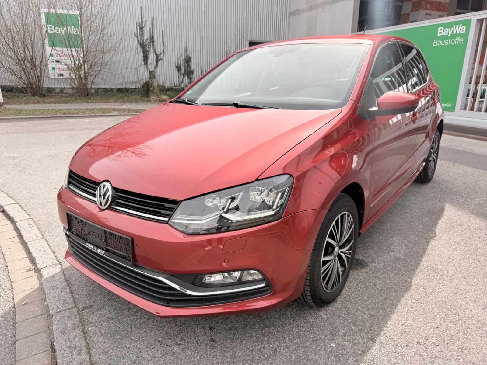 Volkswagen Polo V Allstar TÜV NEU LED Tempomat PDC SHZ 1Hnd