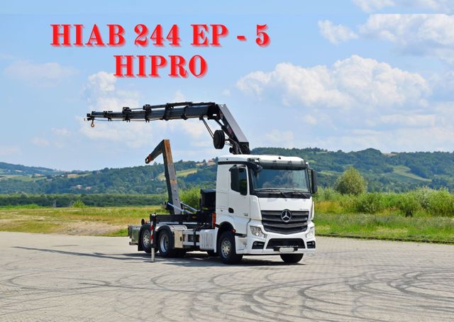 Mercedes-Benz Actros 2545 * HIAB 244 EP-5HIPRO/FUNK * TOP