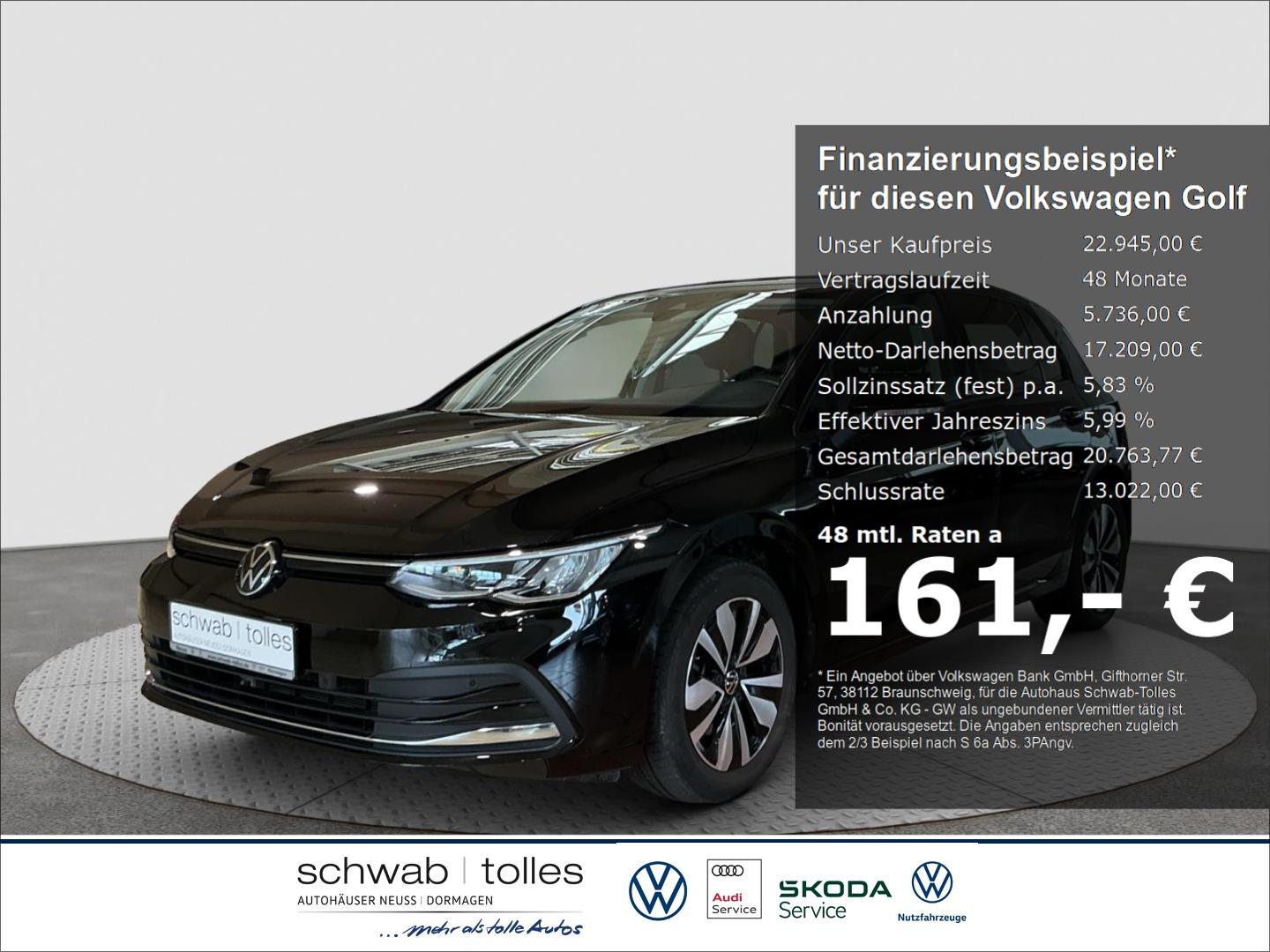 Volkswagen Golf VIII 1.0 eTSI 7-DSG Move AppConnect LED