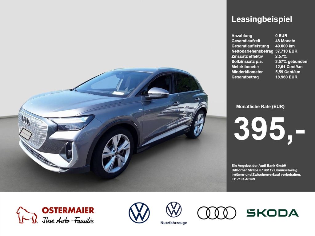 Audi Q4 e-tron S-LINE 45 QUATTRO WÄRMEPUMPE.SONOS.KAM