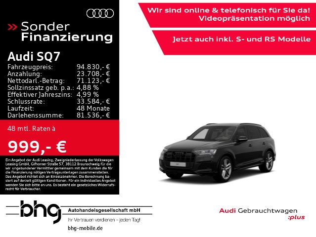 Audi SQ7 competition plus HUD Pano B&O Nachtsicht