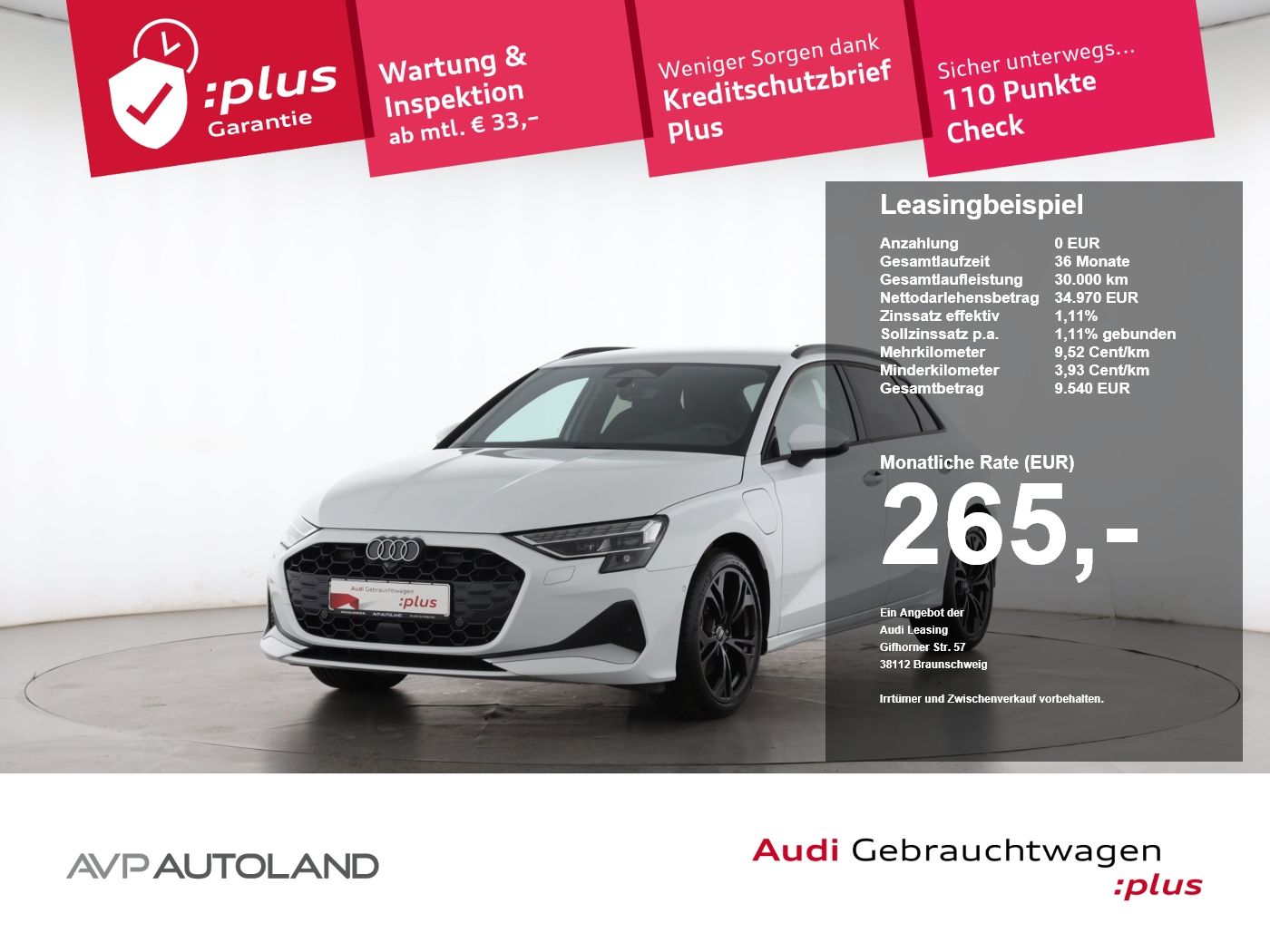 Audi A3 Sportback TSI e S tronic | AHK | LED |