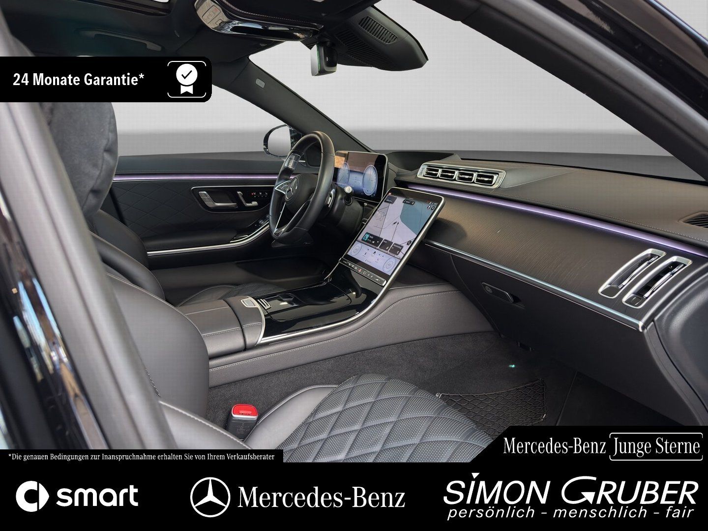 Fahrzeugabbildung Mercedes-Benz S 450 e AMG Chauffeure 4*Massage Guard 360 Burm