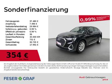 Audi Leasingangebot: Audi Q3 Sportback S line 35 TDI S S tronic Rfk Navi L