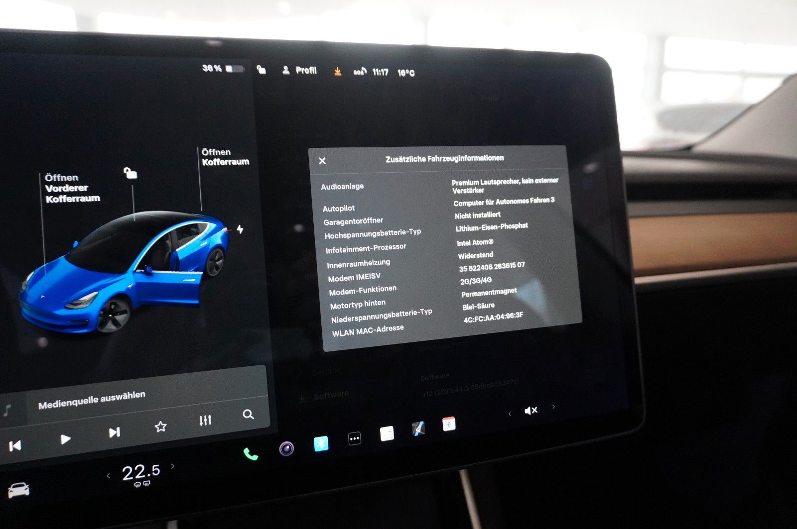 Fahrzeugabbildung Tesla Model 3 Standard Range Plus NAVI/KAMERA/SH/PANO