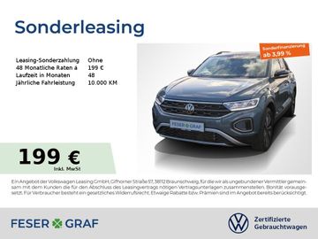 Volkswagen Leasingangebot: Volkswagen T-Roc Goal 1.0 TSI Navi LED SiHz ParkAssist