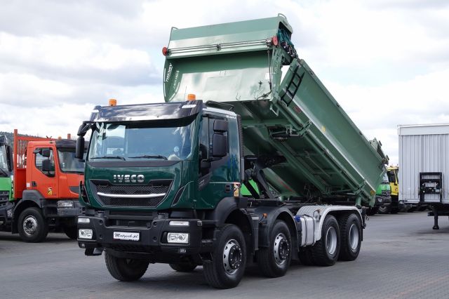 Iveco X-WAY 480 / 8X4 / WYWROTKA / HYDROBURTA / BORDM