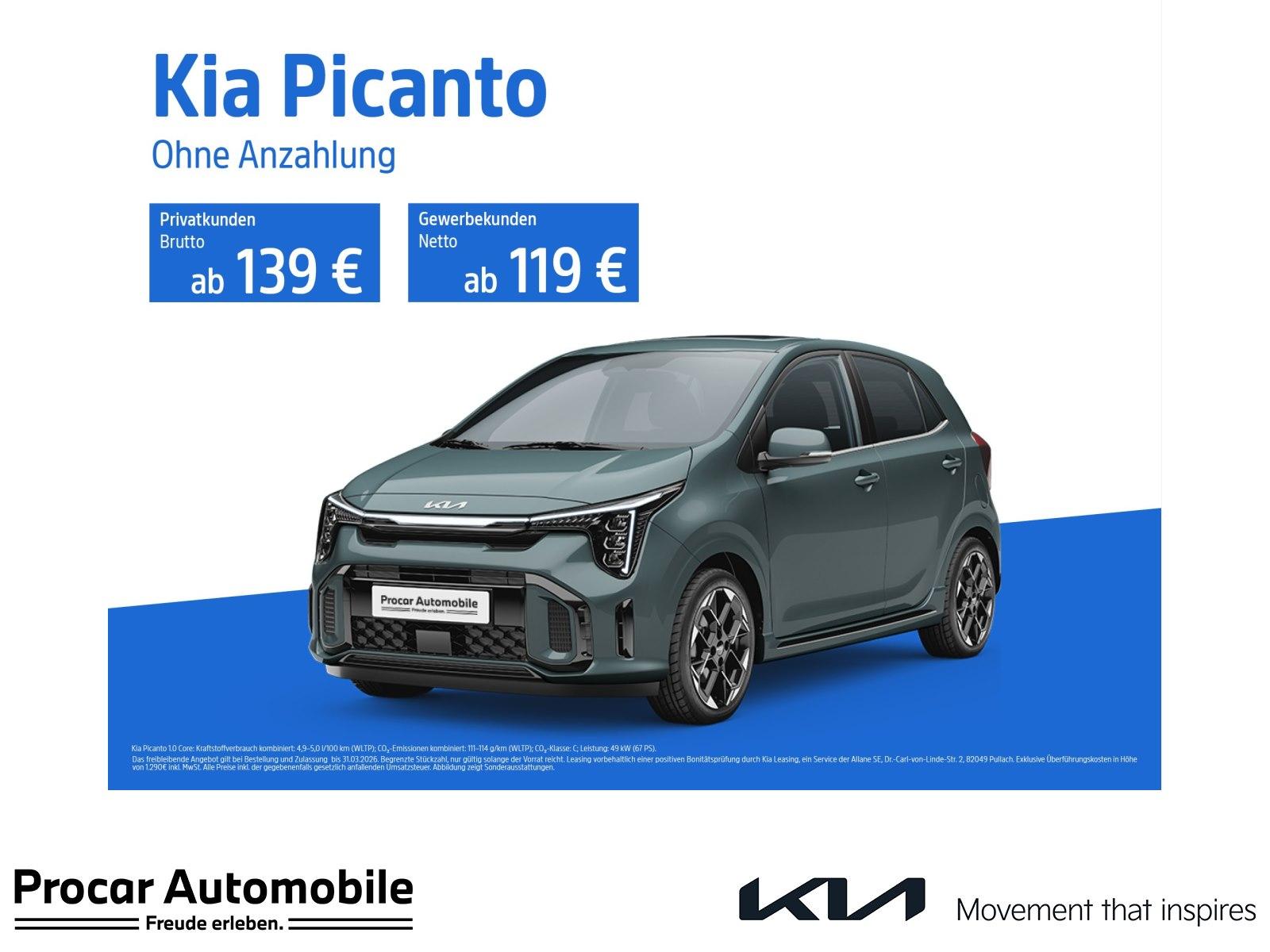Kia Picanto | Fahrspaß im Kleinformat | frei konfigu