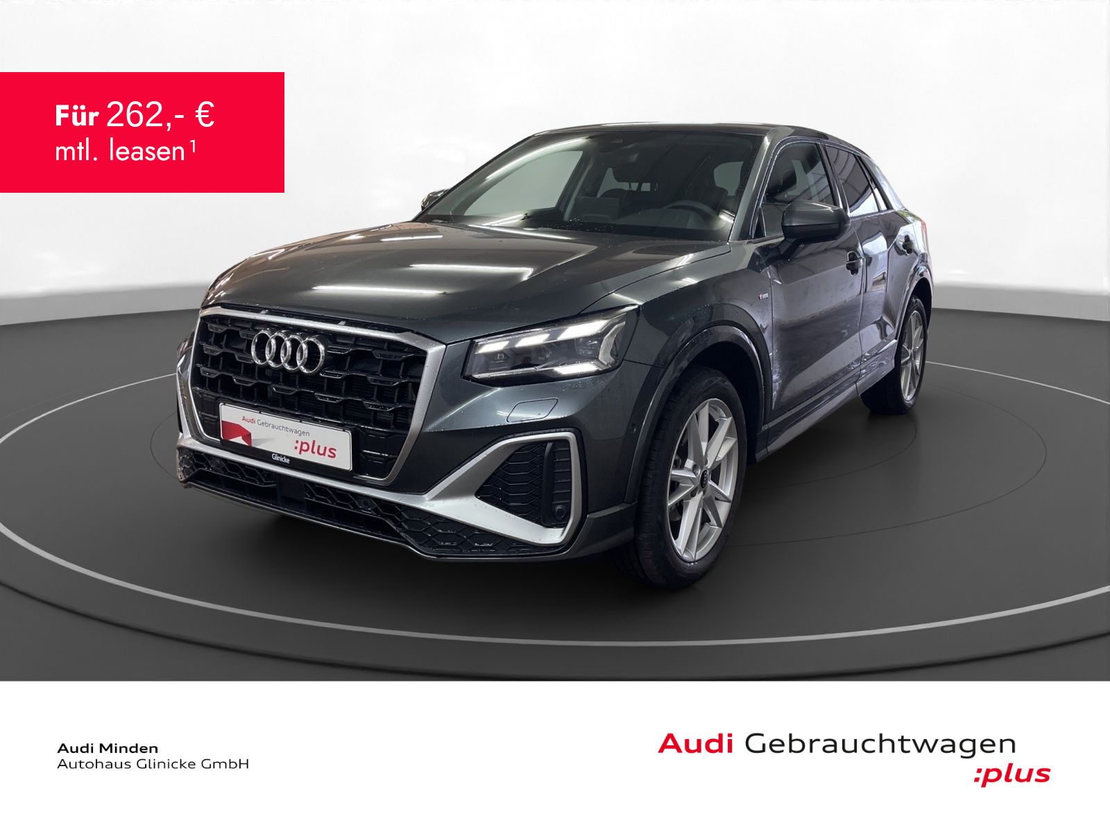 Audi Q2 30 TFSI S line AHK Matrix LM 18" PDC+RFK Temp