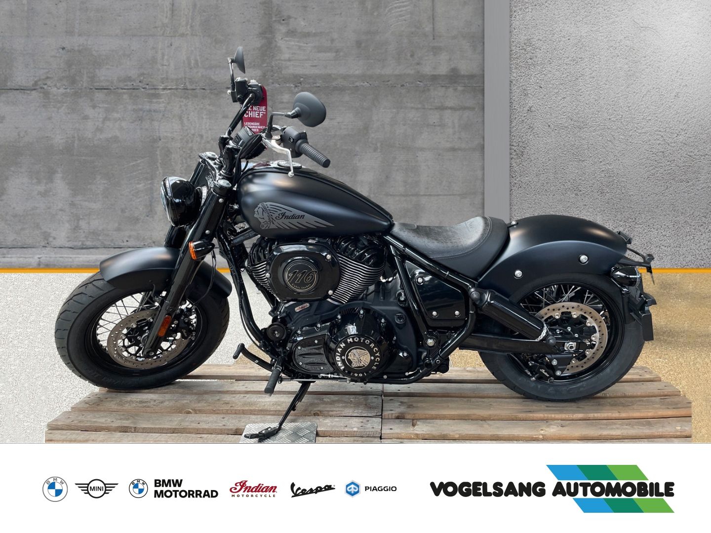 Fahrzeugabbildung Indian Chief Bobber Dark Horse, TFT-Display, Keyless-Ri
