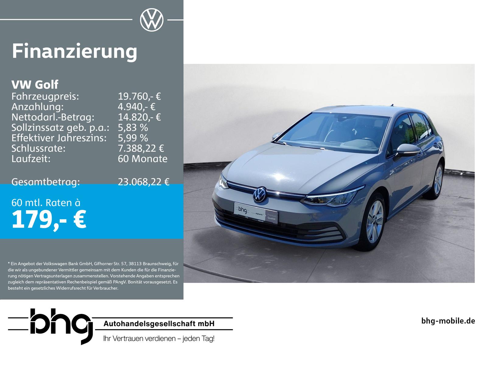 Volkswagen Golf Life 2,0 TDI DSG
