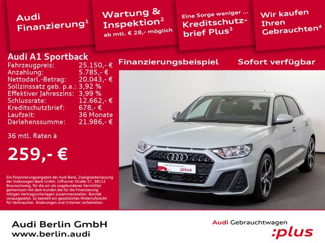 Audi A1 Sportback S line 25 TFSI 5-G. VIRTUAL PDC DAB