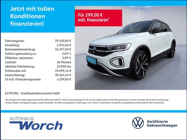 T-Roc Style 2.0 TDI DSG BlackStyle+AHK+RFK+19"+