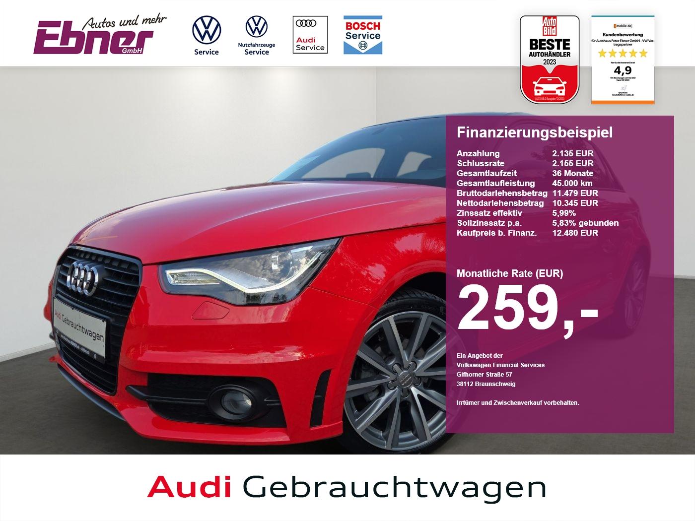 Audi A1 Sportback ADMIRED S-LINE 1.2TFSI 5-TÜRER XENO