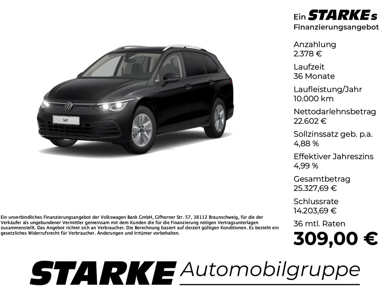 Volkswagen Golf Variant 2.0 TDI DSG Life LED-Matrix AHK Nav