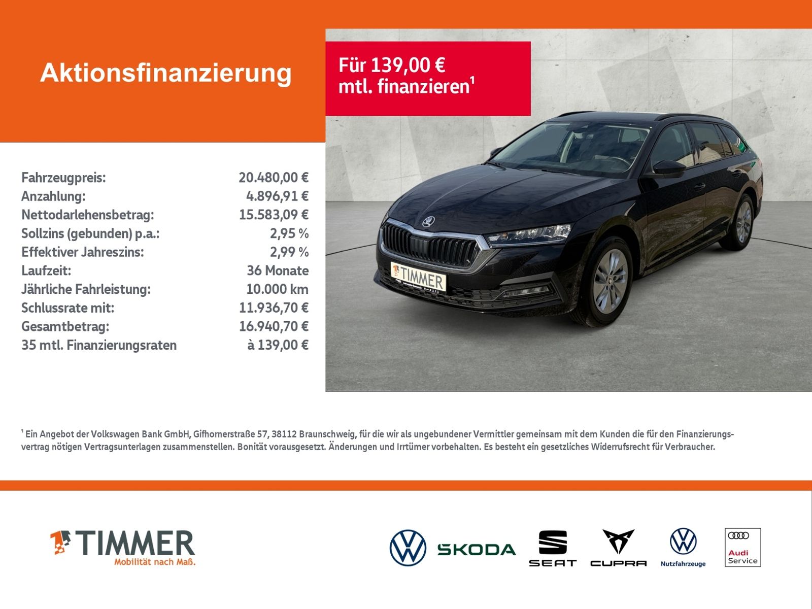 Skoda Octavia Combi 2.0 TDI DSG+AHK+LED+CARPLAY+SHZ+ imagem 2