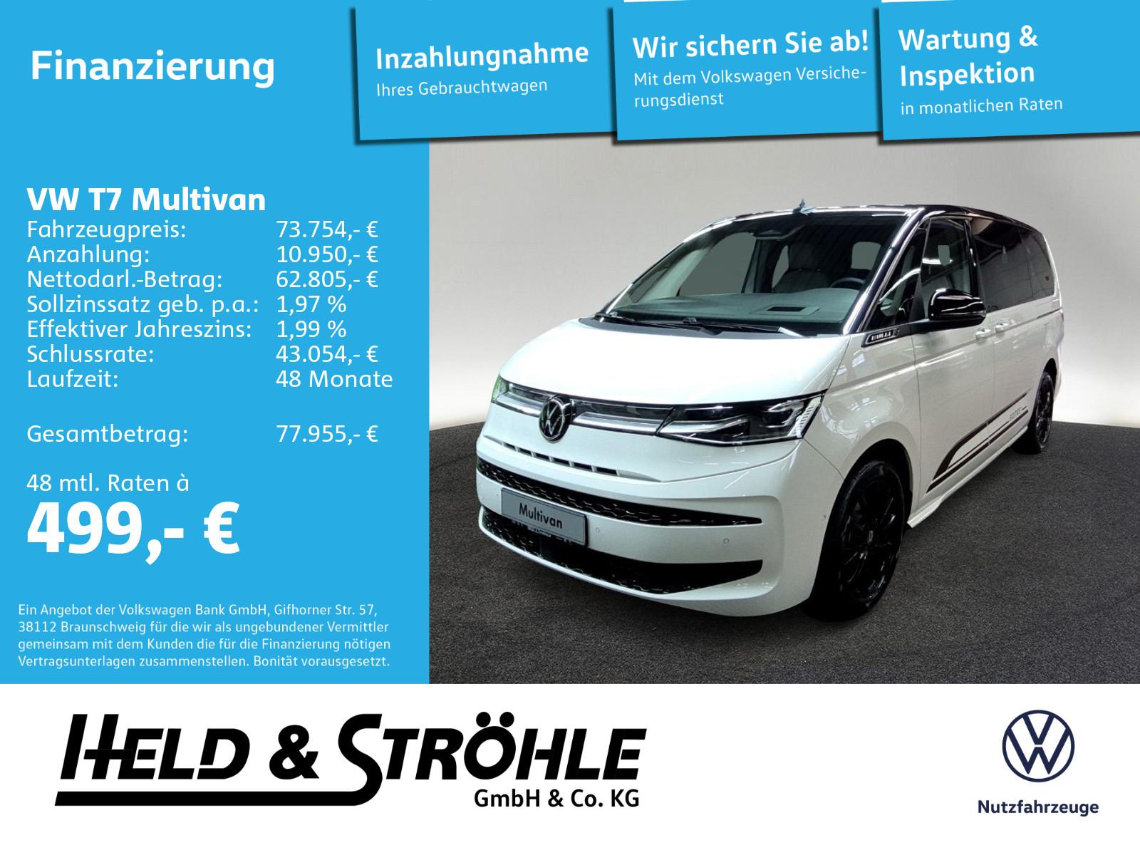Volkswagen T7 Multivan Edition TDI DSG LÜ AHK DCC STHZ