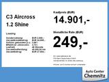 Citroën C3 Aircross 1.2 Shine LED/Navi/PDC/Kamera - gebrauchte Citroën C3 Aircross aus dem Jahr 2021